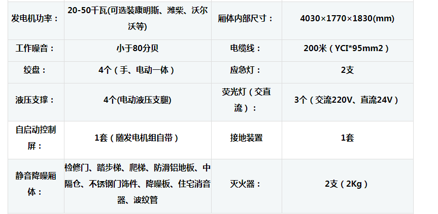 江鈴小型應急發電車、電源車
