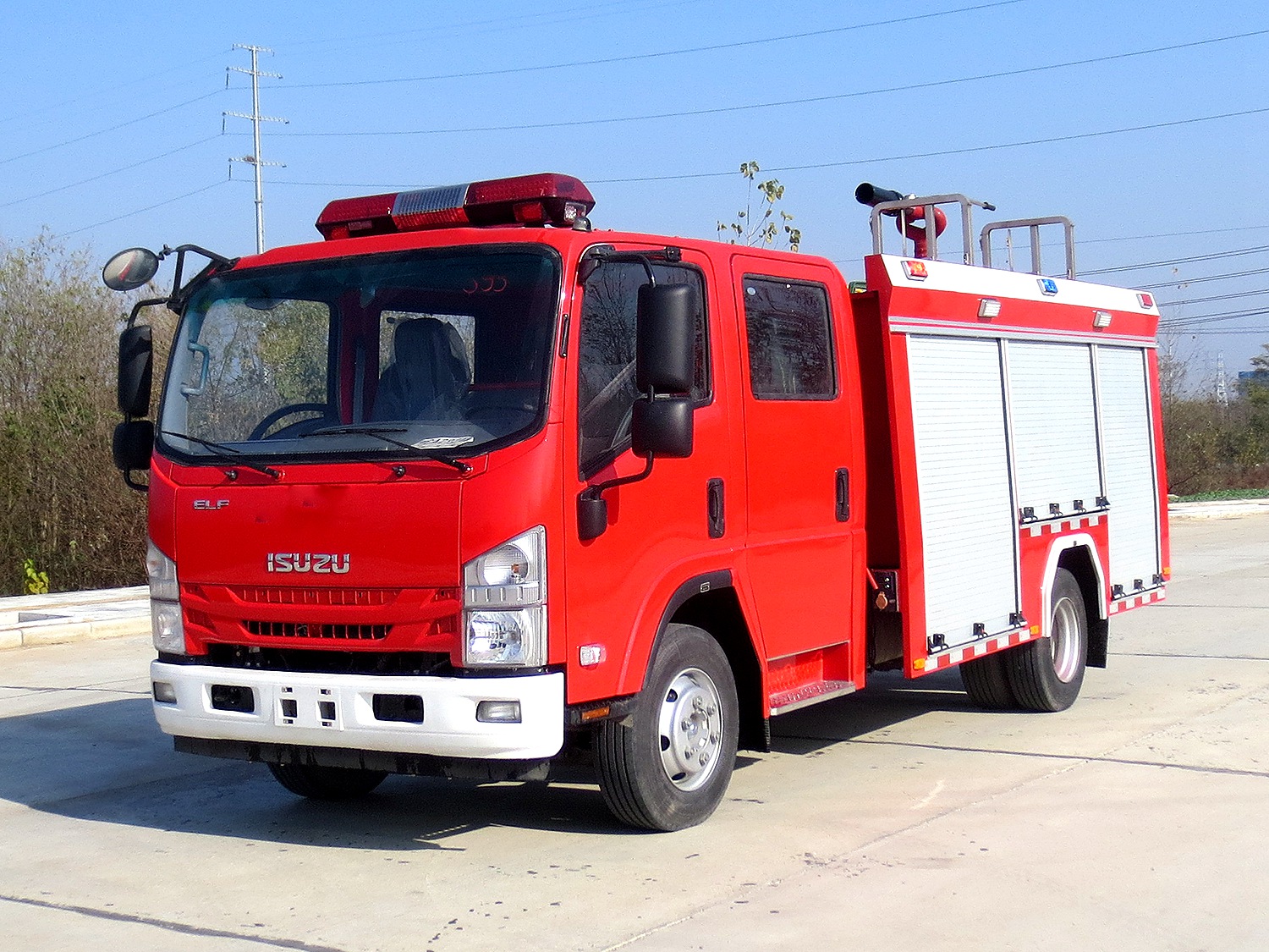 慶鈴700P3.5立方泡沫消防車